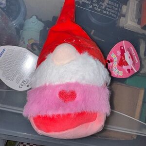 Squishmallow Valentine Gnome Plush with Heart Accent Don Cheri